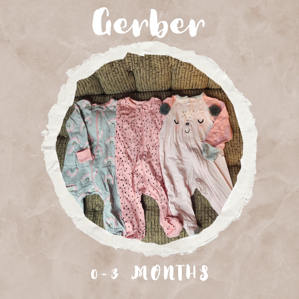 Gerber 0-3mo Sleeper Set